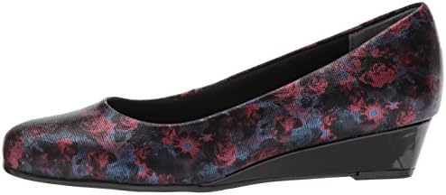 Trotters Women's Lauren Platform Pump, Navy Floral, 9 N US | Image 7