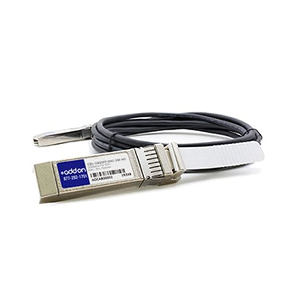Addon Periferiche aggiuntive per computer Force10 Reti Cbl-10gsfp-dac-3m Compatibile 10gbase-cu Sfp+