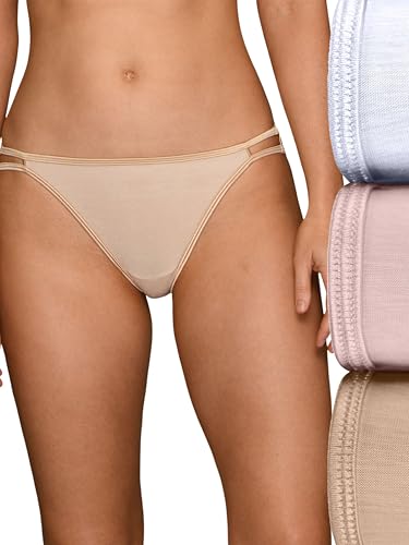 Image of Vanity Fair Women's Illumination String Bikini Panties, Silky Stretch & Satin Trim