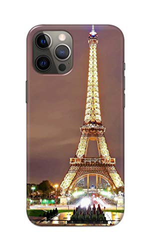 Image of PRINTFIDAA Lovers Famous Place Eiffel Tower in Paris Printed Designer Hard Case for Apple iPhone 13 Pro, A2638, A2483, A2636, A2640 Back Cover -(e) RPM1009