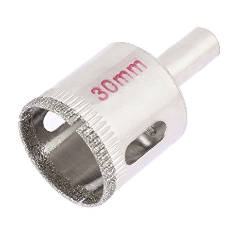 Broca para vidrio 30 mm diamante Aexit miniatura 1