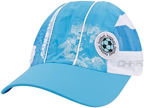 Kids Lightweight Quick Dry Mesh Baseball Cap Summer Breathable UV Protection Sun Hat for Boy Girl Aqua Blue