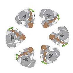 Hugging Tree Koala Lot de 12 médiators tendance et durables pour guitare électrique, ukulélé - Les Beatles, Paul McCartney, John Lennon, RIngo Starr, George Harrison Hugging Tree Koala Lot de 12 médiators tendance et durables pour guitare électrique, ukulélé – Image 2