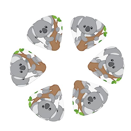 Hugging Tree Koala Lot de 12 médiators tendance et durables pour guitare électrique, ukulélé - Les Beatles, Paul McCartney, John Lennon, RIngo Starr, George Harrison Hugging Tree Koala Lot de 12 médiators tendance et durables pour guitare électrique, ukulélé – Image 3