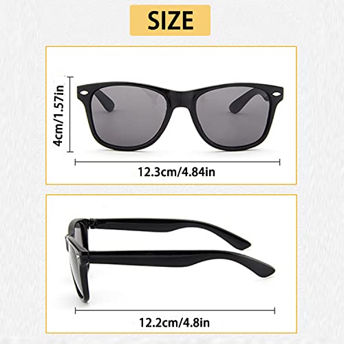 DRERIO Kindersonnenbrille Kinder Polarisierte Sonnenbrille Kleinkind Schwarz Navigator Sonnenbrille UV-Schutz für Kinder Polarisierte Brillen Alter 3-8 (Schwarz)
