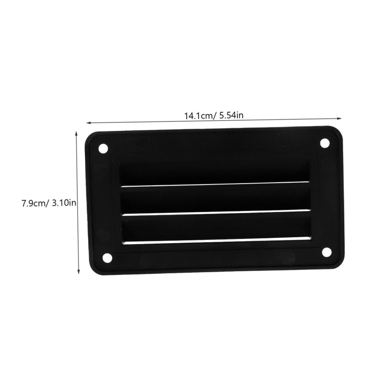 Ciieeo 2pcs Boat Exhaust Vent Louvered Air Vent for Yacht Easy Install Plastic Ventilation Grille Suitable for Air Conditioners and Various Scenarios Durable and Versatile Design