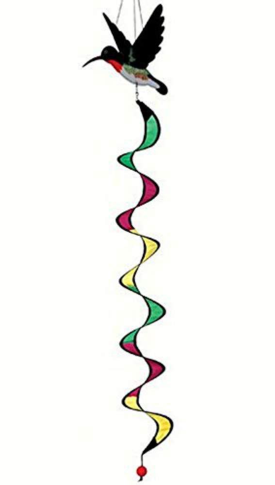 Premier Kites Wind Twister Hanging Decoration - Ruby Throated Hummingbird
