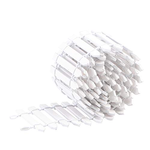 Yardwe 100 cm x 5 cm cerca em miniatura de madeira mini ornamento de cerca DIY Fence Border Toy Micr