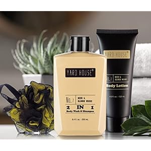 Mens Bath and Body Gift Set - Musk and Blonde Woods - Luxury Christmas, Birthday, Fathers Day Gifts From Daughter, Wife, Son For Dad, Husband - Relaxing Spa Kit for Him in Toiletry Bag Mens Bath and Body Gift Set Musk and Blonde Woods Luxury Christmas Birthday Fathers Day Gifts From Daughter Wife Son For Dad Husband Relaxing Spa Kit for Him in Toiletry Bag