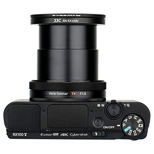 Dedicated Metal 52Mm Thread Filter Adapter Lens Adapter For Sony Rx100M5A Rx100M5 Rx100M4 Rx100M3 Rx100M2 Rx100 Installing Uv Cpl Nd Filter, Includes 52Mm Snap-On Lens Cap & Cap Keeper String #TOP1
