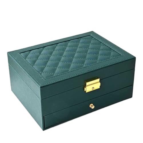 Boîte de bijoux double couche cadeau idéal pour anniversaire femme