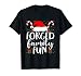 Forced Family Fun Christmas Lights Xmas Night Unisex-Adults & Unisex-Kids Black Small Casual Humorous Modern Round Collar Long Sleeve T-Shirt