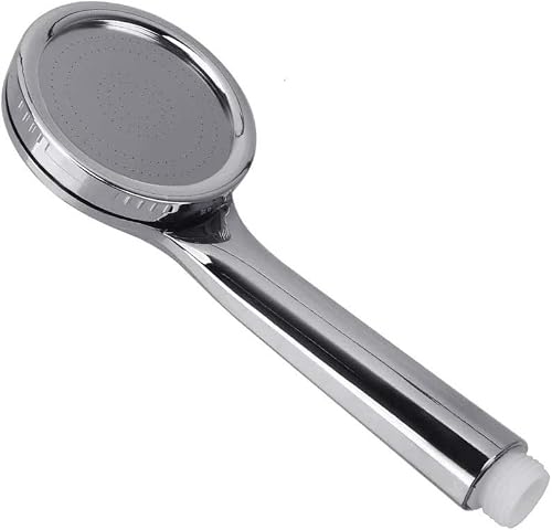 WXPGFEQ 1PC Pressurized Nozzle Shower Head ABS Bathroom Accessories High Pressure Water Saving Rainfall Chrome Shower Head zhengzilu
