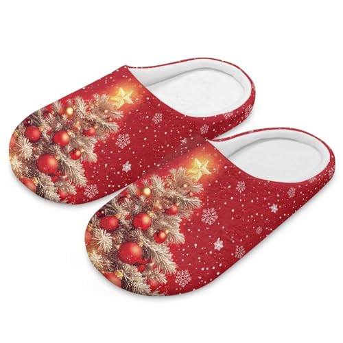 Women's Fuzzy Slippers Bedroom House Slippers for Women Warm Closed Toe Indoor Shoes