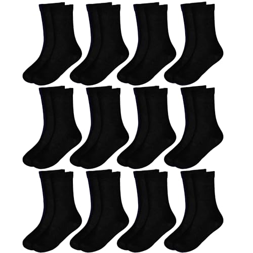 Chaussettes crew en coton Falari pour les journées d'école et de jeux de votre fille