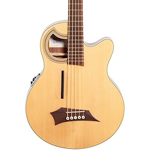 Warwick RockBass Alien Deluxe Hybrid Thinline - Natural Transparent Satin
