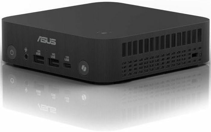 ASUS ExpertCenter PN54 Full System Copilot+ PC with AMD Ryzen AI 7 350 Processor, 16GB DDR5 RAM, 1TB NVME SSD, WiFi 7 & BT 5.4, Win 11 Pro Next Gen, Voice Command, Toolless Chassis Access, VESA Mount
