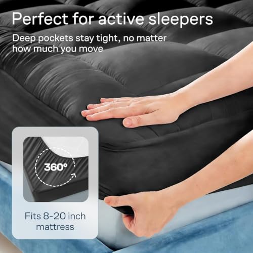 Image of Niagara Sleep Solution 100% Cotton Top Cooling Mattress Topper - Full Size