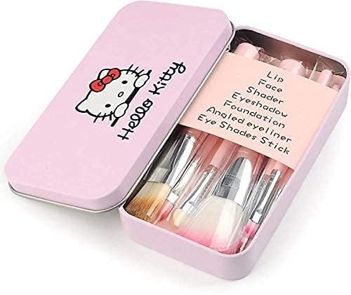 Aadav 7 Makeup Brush With Storage Box And Makeup Sponge Powder Puff, Beauty Blender Face Color - Image 5 thumbnail