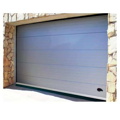 Burlete para Puerta de Garaje 305cm. Perfil de Aluminio Color Plata. Labio de Arrastre de 45mm de Caucho para Superficies Lisas. Muy Maleable. Resistente al Desgaste. Fijación Mediante Tornillos.