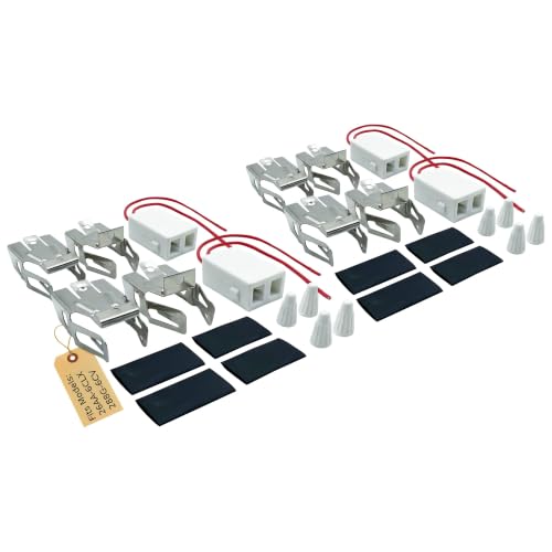 4-Pack 12001676 Range Burner Receptacle Kit for Maytag 26AA-6CLX 288G-6CV