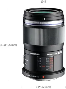 Amazon.com : OM SYSTEM Olympus M.Zuiko Digital ED 60mm F2.8 Macro