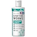 Dog and Cat Dewormer - 12 oz of Wormer Liquid to Paralyze and Expel Roundworms - Kitten and Puppy Dewormer