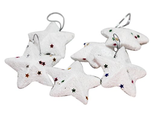 PrettyurParty White Stars Hangings (pack of 12)