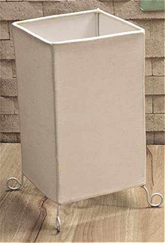 Image of Handicraft Table Lamp Shade Pendant Lighting | Fabric Shade | Sconce Lighting | Floor Lamp | Steady Lamp | On /Off Switch | Pack Of 2 | White