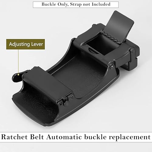 Image of Contacts Automatic Belt Buckles for Men - Ratchet Belt Strap Replacement or Custom Fit, Fits Waist 28-42 Inches - No Strap Included