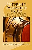 Internet Password Vault: An Alphabetical Listing of Your Logins and Passwords