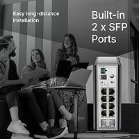 Zyxel PoE Switch 8 Port | Smart Managed Gigabit Netzwerk | GS1915D-10HPv2 – Ansicht 4