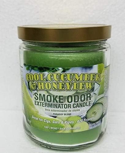 Smoke Odor Exterminator 13 oz Jar Candles Pineapple & Coconut Assorted, (4) Includes Pineapple Coconut, Pumpkin Spice, Cool Cucumber & Honeydew & Orange Lemon Splash.