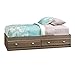 Sauder 418663 Shoal Creek Bed, Twin, L: 39.92" x W: 76.73" x H: 15.51", Diamond Ash Finish