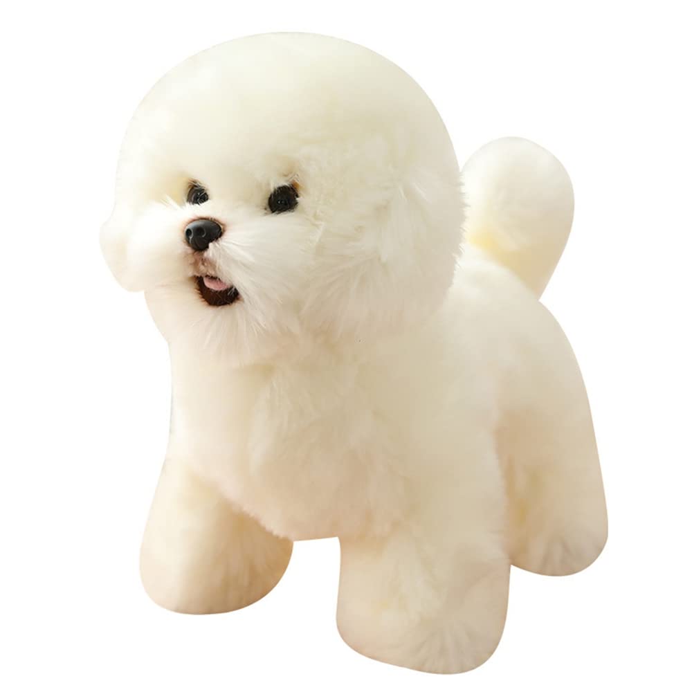 犬型ぬいぐるみ ホワイト Amazon.co.jp: ビションフリーゼ リアル 生々しい 犬 いぬ ぬいぐるみ