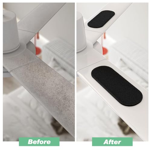 LINXIU 10 Stück Deckenventilatorfilter Deckenventilator Aktivkohle Luftfilter Selbstklebende Flügelfilter Hält die Luft Frisch für Zuhause Büro