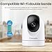 Cinnado 5MP Babyphone mit Kamera - 5G/2,4GHz Überwachungskameras Innen, WLAN Kamera Indoor, 360 Grad Hundekamera mit Bewegungsverfolgung, kompatibel mit Alexa