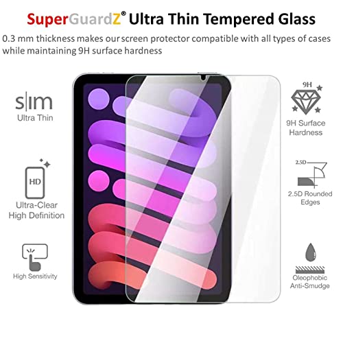 S.g For Ipad Mini 6 (2021) Screen Protector Tempered Glass Anti Blue Light, Eye Protection, Superguardz, Hd Clear, Anti-Scratch, Anti-Shock #TOP2