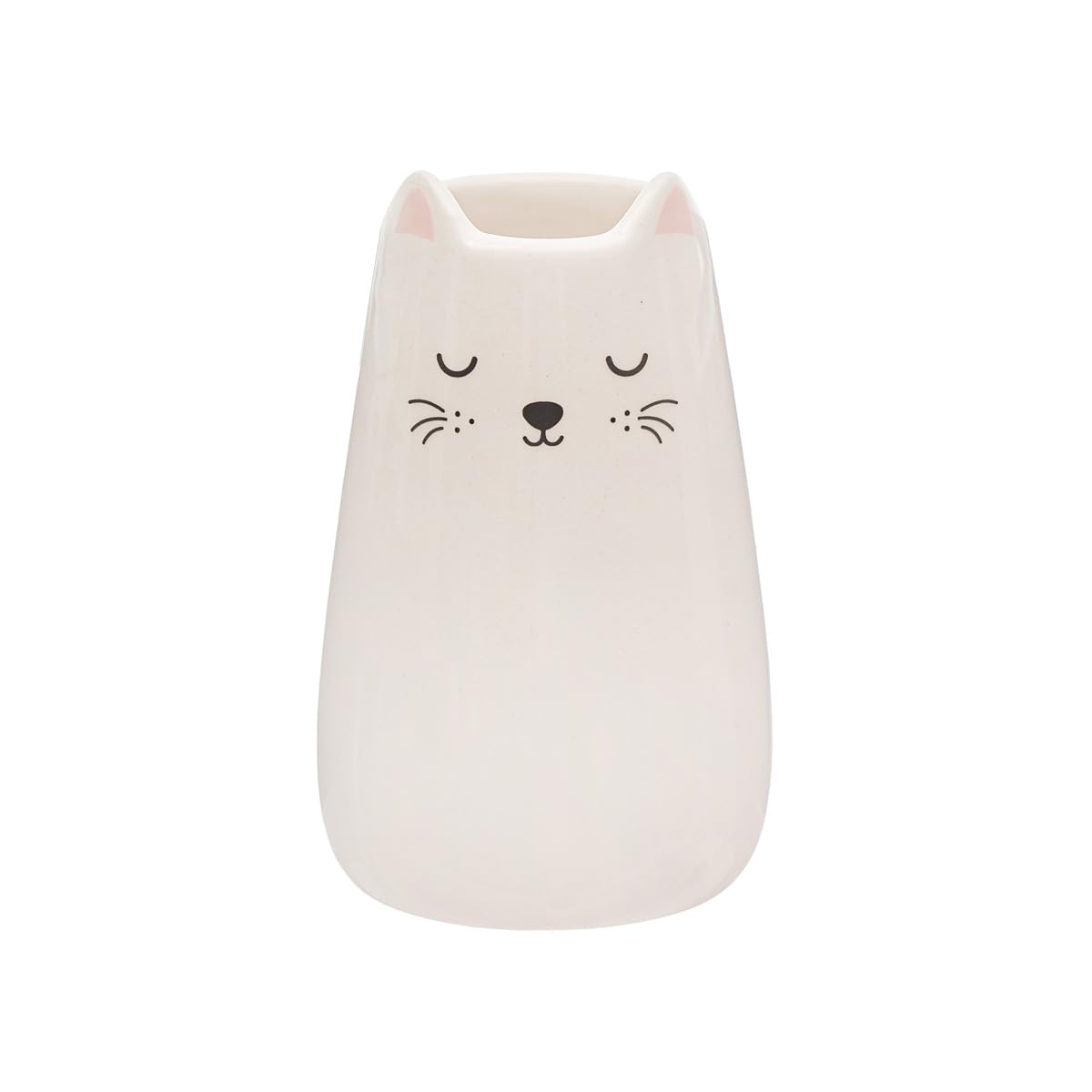 Sass & Belle White Cat Vase - Cute Animal Flower Vase For Home Decor, Small Vases For Table Decoration, Floral Vases For Flowers, Gift Idea