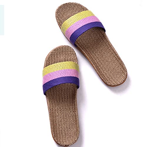 Pantoufles en tricot doux pour femme de qualité supérieure antidérapante