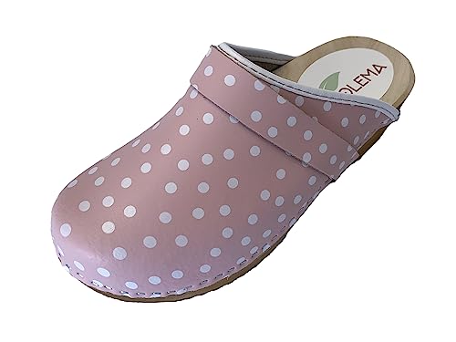 Mules en cuir femme Solema Tris contre les douleurs de pieds au salon