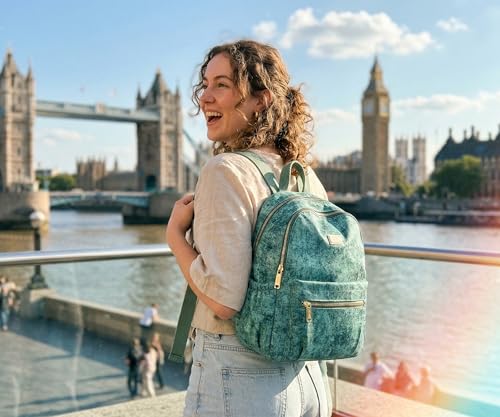 Image of Pealwel Mini Backpack Purse for Women,Small Nylon backpacks for Ladies Backpacks Women Anti Theft Travel Bag (Graffiti)