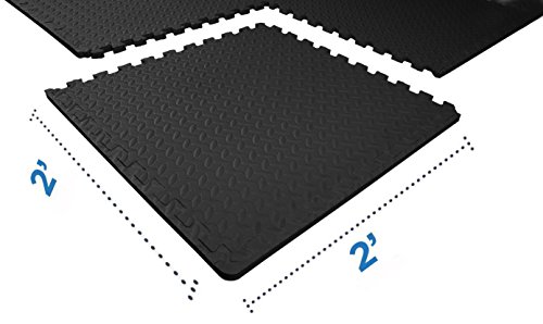 image for Signature Fitness Puzzle Exercise Mat with EVA Foam Interlocking Tiles