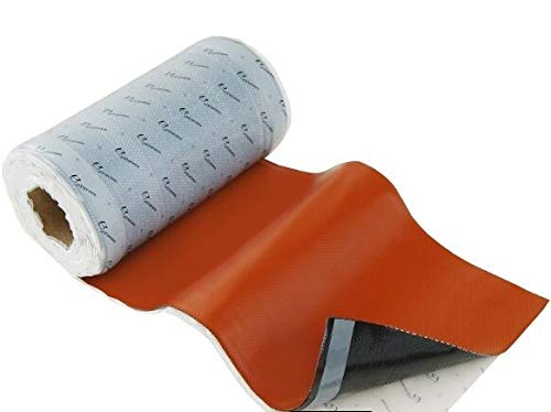 Wakaflex Meterware anthrazit braun rot 1 m (rot)