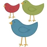 QUICKUTZ We R Memory Keepers 4-Inch by 4-Inch Die, Birds
