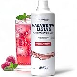 Energybody Magnesium Liquid Himbeere 1L, 300 mg mit B6 & Zink