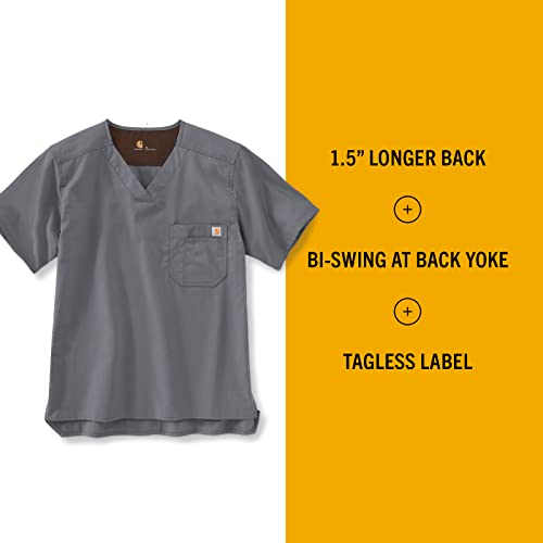 Image of Carhartt Ripstop & Sub-Scrubs Scrubs for Men, Utility Scrub Tops