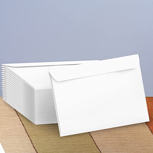 Reskid 9" X 12" Booklet Envelopes, Gummed Seal, For Mailing Or Storage, 24 Lb White Wove, 500 Per Box #TOP3