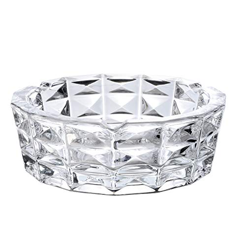 Cendrier en verre transparent lavable pour éliminer les cendres facilement - 5