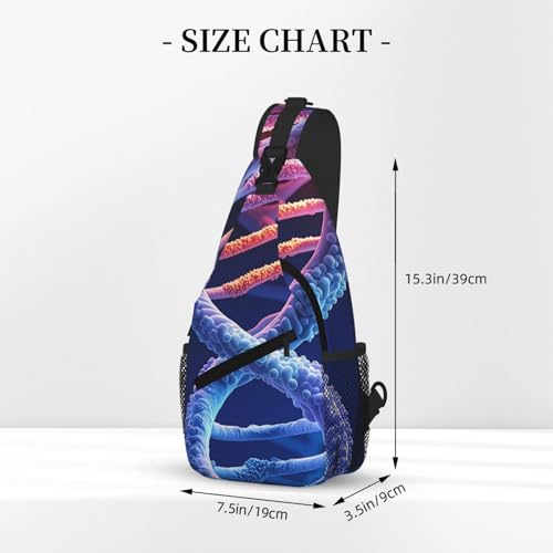 Bolso Dna Genetic Helix Tipo Sling para Hombre y Mujer miniatura 3